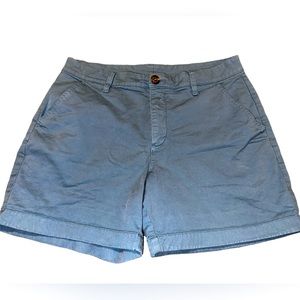Men’s- Chubbies- Teal Flat-front 5.5” Inseams Shorts- Sz 32- EUC